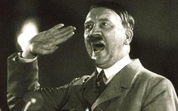 Hitler giving speech