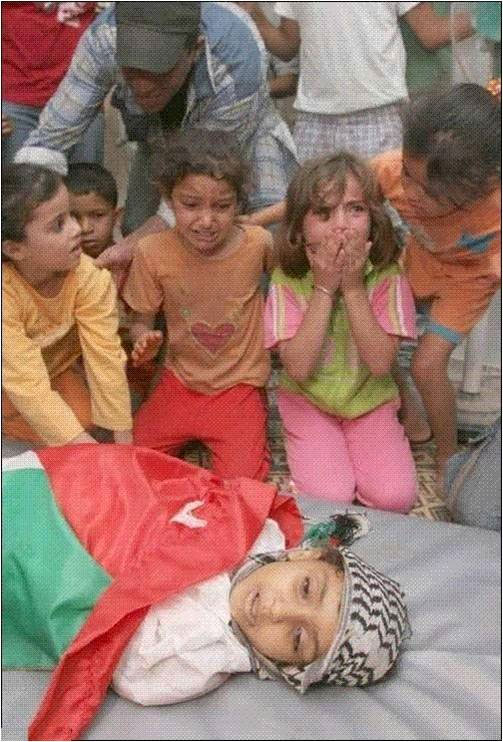 Horrified Gaza Children 