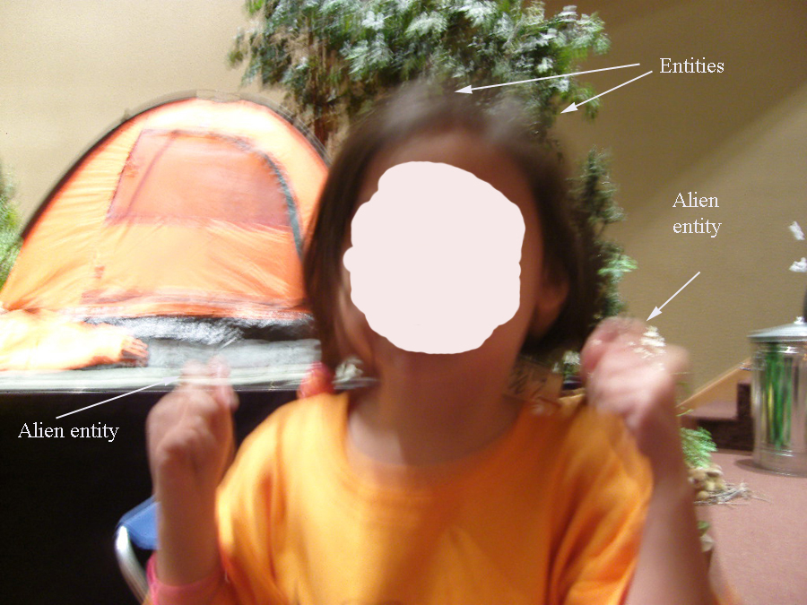 Alien entities shape shifting