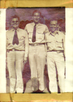 John Delaney, George Bush, and William White Sept 2, 1944