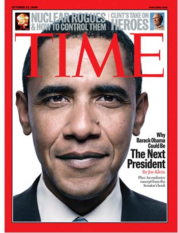 Barack Hussein Obama on cover of Time magazine