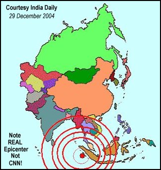 Sumatra epicenter Dec. 26,  2005