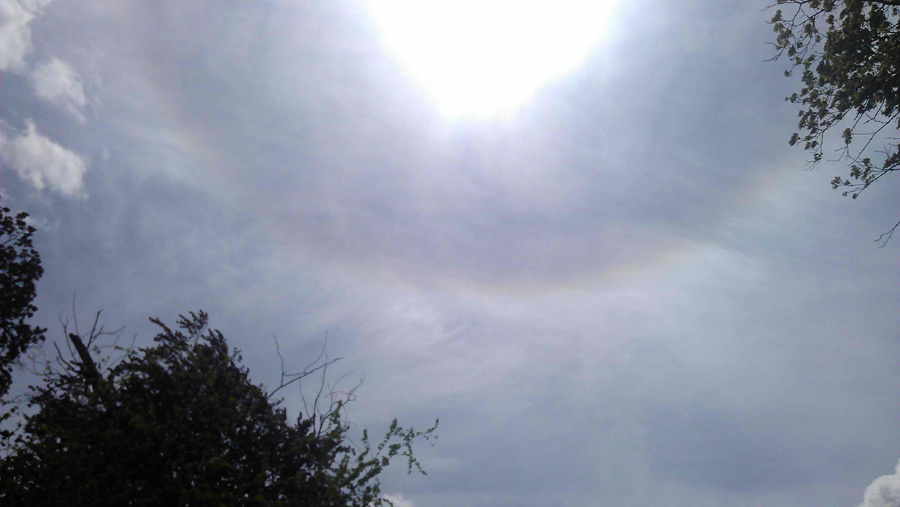 Rainbow sun ring froom Ashley