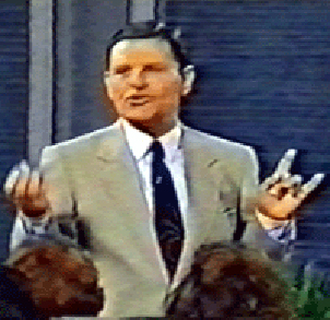 Kenneth Copeland Satanic Hand